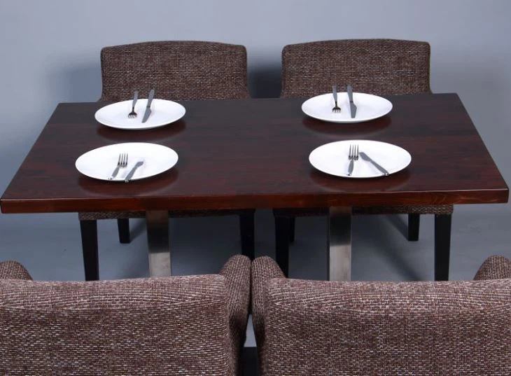 Beech Butcher Block Wood Dining Table