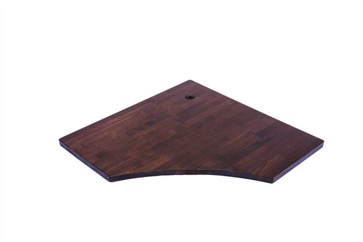Beech Wood Walnut Color Single Office Desk Suppliers
