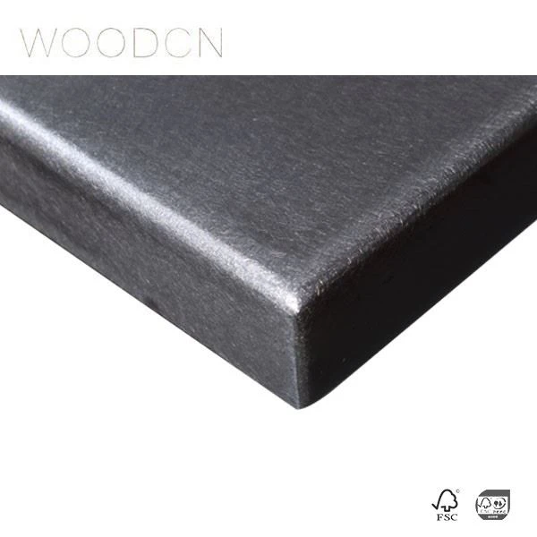 Wholesale Leather Metal Veneer Office Desk Top