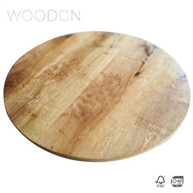 Обеденный стол из кожи дуба