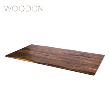 Твердый черный грецкий орех Live Edge Office Таблица Top 30x60x0.8'