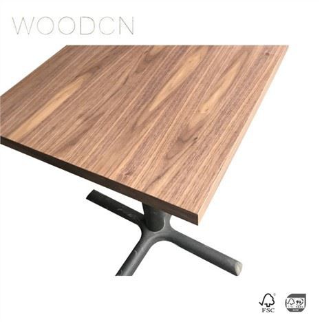 Стол для ресторана из шпона из черного ореха